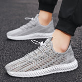 Zapatillas deportivas de malla fina transpirables de verano para hombre